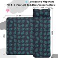 thumbnail image 5 of Robot and Robots Blue Pattern Teens Toddler Nap Mat with Pillow, Sleeping Mat Bag for Preschool Daycare 59"x22", 5 of 6