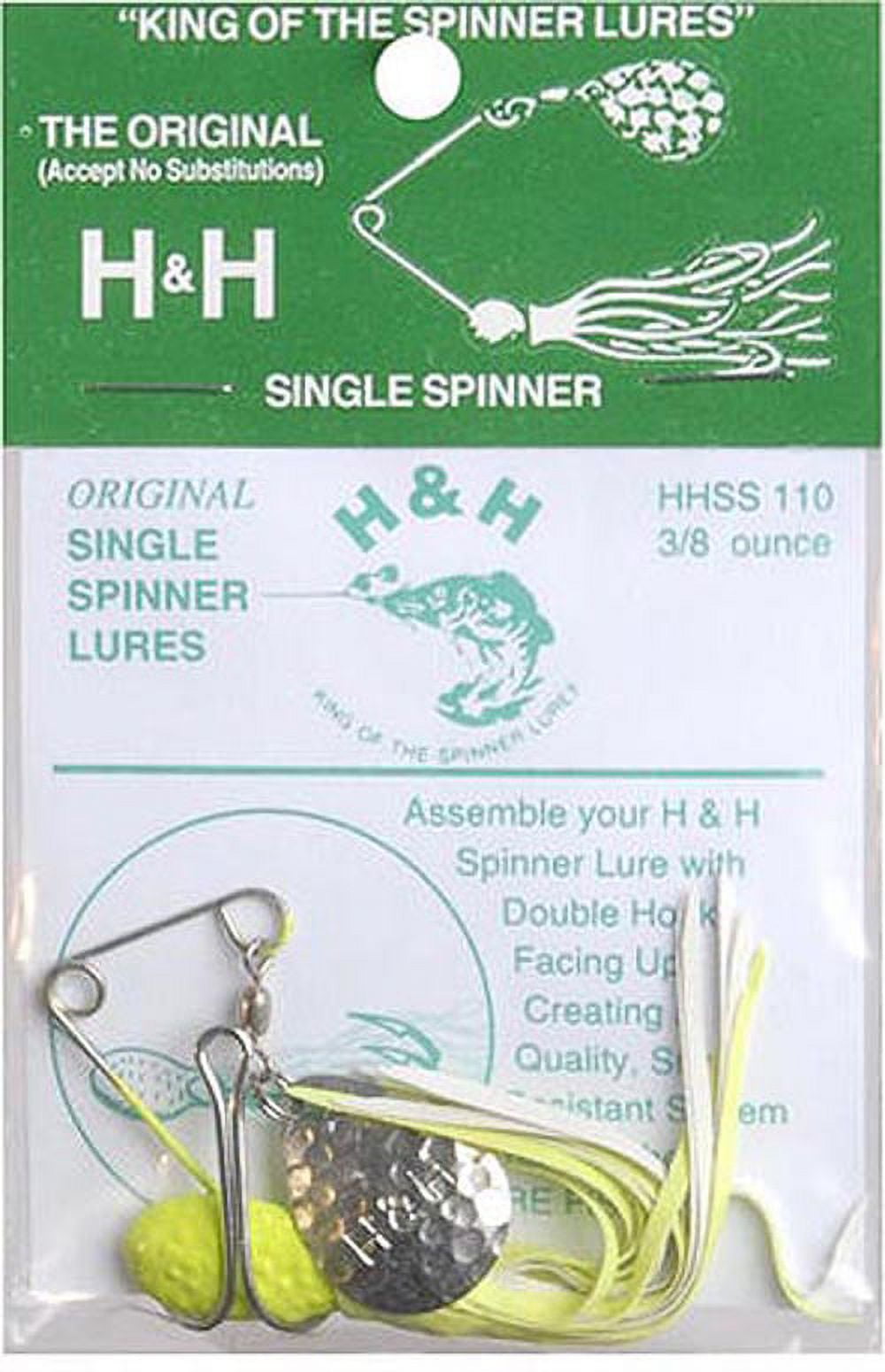 H&H Original Single Spinner Bait, Black & Philippines