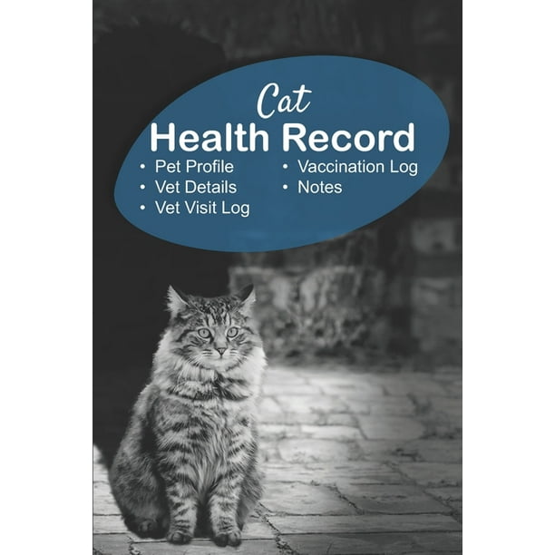 Cat health record Cat vaccine record book Pet health record Puppy vaccine record 101