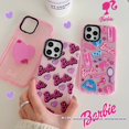 thumbnail image 2 of Translúcido Rosa Lindo Barbie Carta Ilustración CASETiFY Funda De Teléfono Compatible Para iPhone 14 13 12 11 Pro MAX X XS XR 6 7 8 Plus A Prueba De Golpes Cubierta Suave Protectora Completa, 2 of 4
