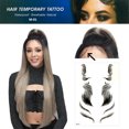 thumbnail image 4 of Ebo 10 Styles Baby Hair Tattoo Stickers Baby Hair Tattoo Edges Hair Bangs Curly Hair Styling Templates Waterproof And Lasting Tattoo 10 Pcs Assorted Styles, 4 of 10