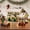 1156PCS with LED, variant on NEW Christmas Tree Nutcracker Gingerbread House Snow Village Building Block Set New Year Atmosphere Decorations Toys Boys and Girls Gifts