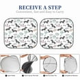 thumbnail image 5 of Picia Dachshund Dog Puppy 2 Piece Car Windshield Sun Shade Foldable | Foldable Sun Shield for Front Window Blocks UV Rays and Keeps Your Vehicle Cool-, 5 of 7