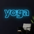 thumbnail image 3 of Handmadetneonsign Yoga Neon Sign, Yoga Led Sign, Meditation Led Light, Fitness Coach Neon Light, 3 of 5