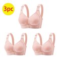 thumbnail image 2 of XuJwPNcy 3pc Bras for Women Push up Wireless Bra Comfort Support No Underwire Bras Full Coverage Everyday Underwear, 2 of 7