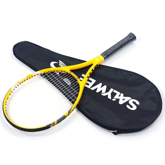 SALYWEE Professional Carbon Fiber Tennis Racket, 265±5g Lightweight Pre-Strung Racquet, Aerospace-Grade Frame, Hexagon Honeycomb Tech, Free Carrying Bag, Perfect Tennis Gift Idea