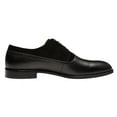 thumbnail image 2 of Santimon Men Leather Dress Shoes Brogue Oxford Shoes Lace Up Formal Business Shoes Black 11.5 US, 2 of 7