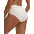 thumbnail image 3 of INSPIRE CHIC Women's High Waisted Tummy Control Briefs Butt Lifter Underwear, Available in Plus Size L White, 3 of 4