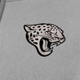 thumbnail image 2 of Women's Antigua Gray Jacksonville Jaguars  Brushed Carbon Figure Half-Zip Pullover Sweatshirt, 2 of 2