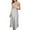 White, variant on WIZUTIZ Sundresses for Women Trendy Silk Strappy Flowy Solid Sun Dresses Sleeveless V-Neck Beach Dress for Lady Mini Dress Comfy Anniversary Dress White