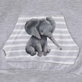 thumbnail image 6 of Spring Baby Girls Outfits Long Sleeve Elephant Printed Hoodie and Pants Set for Infant Newborn Toddler, 6 of 9