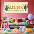 thumbnail image 6 of LUUFILx Adios to My 40's Backdrop Cactus Banner Party Supplies Retirement Celebration Birthday Decorations Background Photography Props Decors, 6 of 8