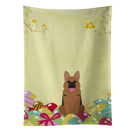 Carolines Treasures BB6067KTWL Easter Eggs German Shepherd Kitchen Towel 15 X 28 multicolor