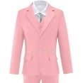 thumbnail image 5 of Boys Suit Slim Fit 5 Piece for Kids Toddler Suit Wedding Outfit for Teenage Boys Formal Tuxedo Set, 5 of 11
