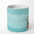 thumbnail image 3 of Carolines Treasures BB9209CDL 3.75 x 3.25 in. Unisex Malaysian Serama Chicken Christmas 10 oz Decorative Soy Candle, Teal, 3 of 5