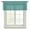 Green, variant on Dusty Blue Sheer Curtains Valances for Windows Boho Modern Simple Vertical Lines Pattern Chiffon Kitchen Valances for Cafe, Voile Window Treatments Curtains for Living Room Bedroom, 60"x18"