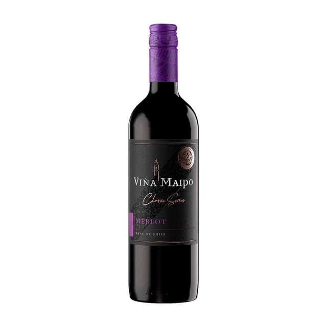 Vino Tinto Viña Maipo merlot 750 ml