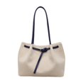 thumbnail image 2 of Bolso tote clásico para mujer, ideal como regalo, para ir de compras, al libre, en , en la o en el trabajo. Mango azul, 2 of 8