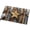 Gray Blue Brown Khaki, variant on Entryway Rug 2'x3', Vintage Farmhouse Kitchen Runner Rugs Non-Slip Carpet Mats, Wooden Western Texas Star Pattern Bedside Rugs Runners Washable Floor Carpet for Bathroom Laundry Room