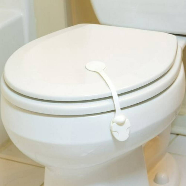 Kidco Adhesive-Mount Toilet Lock, White