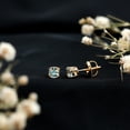 thumbnail image 6 of Rosec Jewels Natural Aquamarine Earrings for Women - March Birthstone Earrings - AAA Quality - Ready to Gift for Birthday, 10K Yellow Gold, 6 of 9