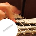 thumbnail image 3 of Tuerca de puente de acero inoxidable de 6 cuerdas ST SQ, piezas de guitarra eléctrica plateada, 5 uds., 3 of 4