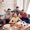 thumbnail image 4 of Pelotas antiestrés Oleitodh Sports, 60 unidades, para niños, con 4 estilos, 4 of 9