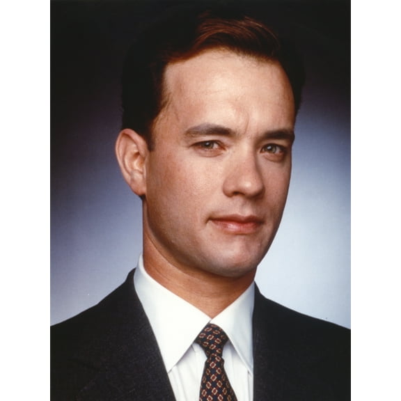 Tom Hanks Close Up Portrait in Black Coat Photo Print (24 x 30)