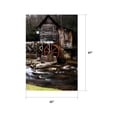 thumbnail image 2 of Yosemite Home Decor 'River Mill' Glass Photographic Print in Multi-Color, 2 of 4
