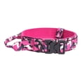 thumbnail image 2 of Dog Collar with Handle Heavy Duty Dog Collar Extra Large Dog Collar Pink Camo Dog Collar for Training and Daily Walks Pink Camouflage Design for Large Breeds, 1 Pack, 2 of 8