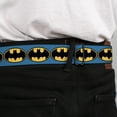 thumbnail image 4 of DC Comics Belt, Seatbelt Buckle Belt, Bat Signal Blue Black Yellow, 34 to 52 Inches, 4 of 9
