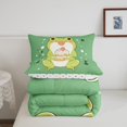 thumbnail image 5 of Erosebridal Frog Comforter Sets Full Size, Cake Dessert Comforters & Duvets, Kawaii Cartoon Decor, Reversible 3pcs, 5 of 7