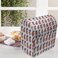 thumbnail image 4 of Abstract Lounger Chair Bag, Pineapples with Triangles Lines and Checkered Squares Fruit Design, High Capacity Storage with Handle Container, Lounger Size, Dark Coral Dark Blue, by Ambesonne, 4 of 5