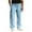 06Light Blue, variant on Men's Casual Linen Pants Loose Fit Drawstring Waist Lightweight Men Linen Summer Pants Khaki S
