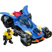 Imaginext DC Super Friends Batmobile مع شخصية باتمان أكشن، 1.66 رطل