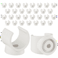 thumbnail image 1 of PEX Clips Pipe Clamp, 50Pcs 3/4 Inch Pipe Clamp for PVC Water Pipes and Tubing Hoses, Plastic U-Shaped Pipe Clamp Tools, 1 of 7