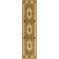 thumbnail image 1 of Unique Loom Versailles Medallion Motif Rug 2' x 8' Runner Green/Ivory, 1 of 4