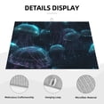 thumbnail image 3 of Bingfone Ice blue light spot jellyfish ,18" x 24"Dish Drying Mat for Kitchen Counter,Ultra Absorbent Microfiber, 3 of 7