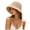 Beige, variant on Crochet Knit Sun Hats for Women Foldable Packable Bucket Hat Summer Beach Hat