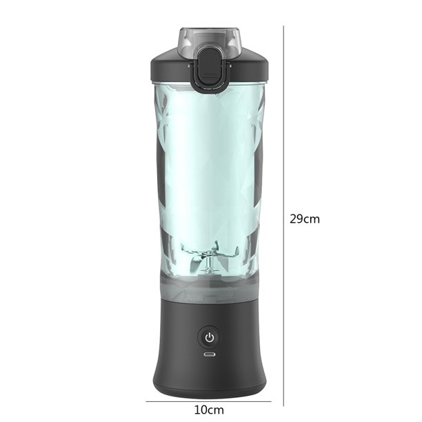 Exprimidor de frutas portátil, mezcladores de frutas a prueba de fugas para cocina casera (negro) Hugtrwg Libre de BPA