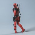 thumbnail image 4 of Figura de acción en miniatura de Disney Anime Deadpool 2 X-Men, modelo de postura sentada y acostada, colección de decoración de anime, figurita de regalo, 4 of 5