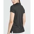 thumbnail image 3 of Real Essentials 3 Pack: Womens Short Sleeve Dry-Fit Performance Polo Shirt (Available in Plus), 3 of 6