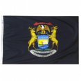 thumbnail image 1 of 3 ft. x 5 ft. Nyl-Glo Michigan Flag, 1 of 1