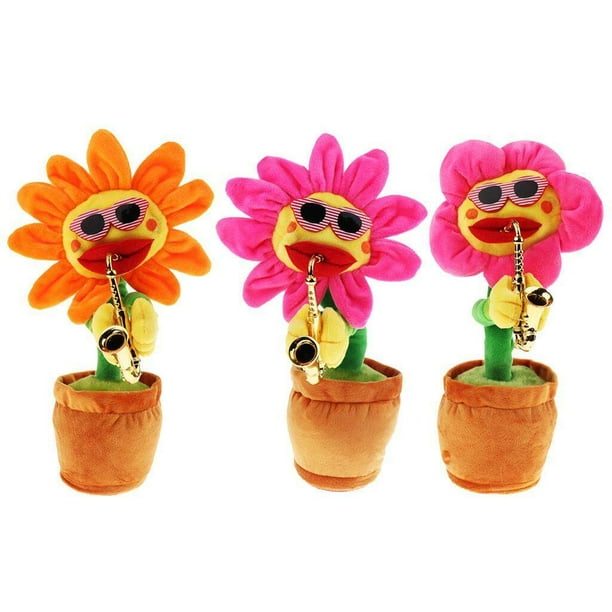 ruzhgo Dancing Toy Singing Sunflower Musical Plush Plush Toy Dancing ...