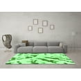 thumbnail image 3 of Ahgly Company Indoor Square Abstract Green Modern Area Rugs, 8' Square, 3 of 4