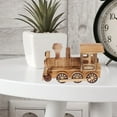thumbnail image 4 of Minkissy Wood Locomotive Model Vintage Style Home Decor Rustic Material 1Pack, 4 of 5