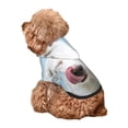 thumbnail image 5 of Fotbe Puppy Licks Nose Print Small Dog Sweater Hoodies Pet Grey Hooded Soft Fleece Sweatshirts with Pocket Fall Winter Puppy Cat Sweaters Warm Clothes-XX-Large, 5 of 7