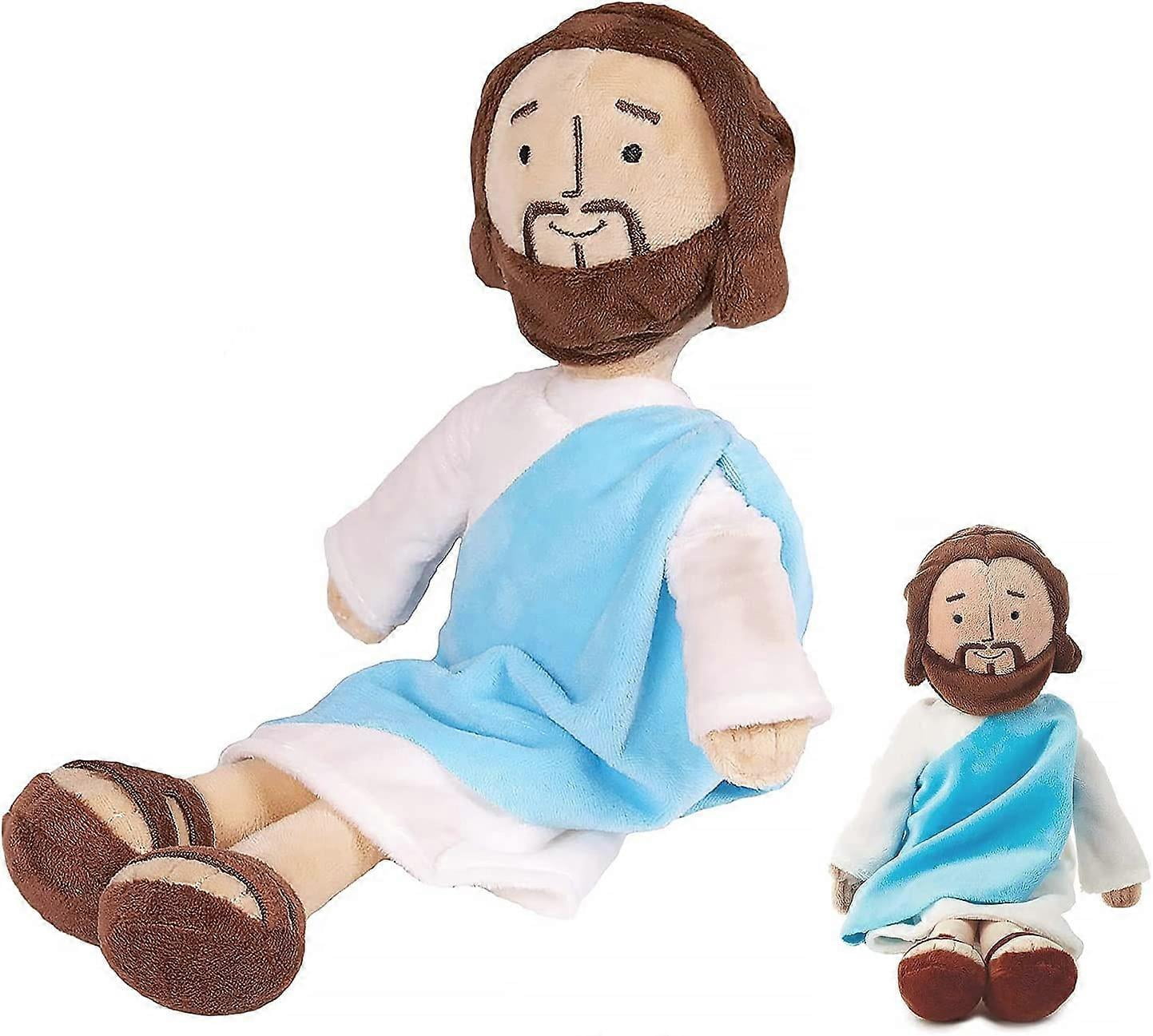 Peluche Jesús De 30 Cm Con Burro – Muñeco Religioso De Peluche Para Niños, Regalo De Pascua Y Bautizo, Suave Y Acogedor Para Abrazar Y Coleccionar