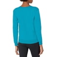 thumbnail image 2 of Hanes Womens ComfortSoft EcoSmart Crewneck Sweatshirt, M, Bold Blue Heather, M,, 2 of 2