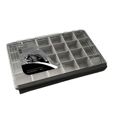 lanema Fishing Tackle Box Lures Storage Box Clear Lid Tray Box Baits Separator